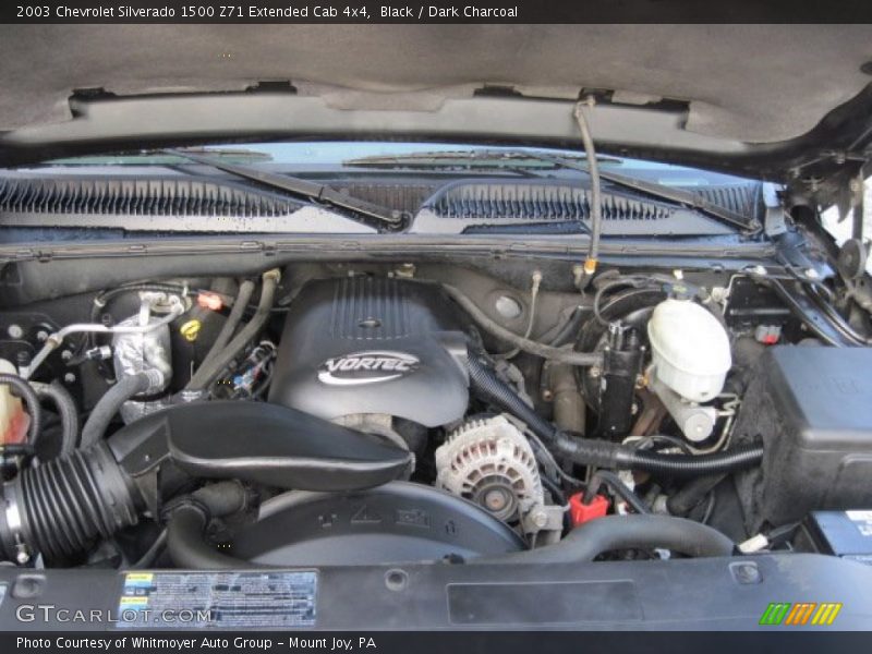Black / Dark Charcoal 2003 Chevrolet Silverado 1500 Z71 Extended Cab 4x4