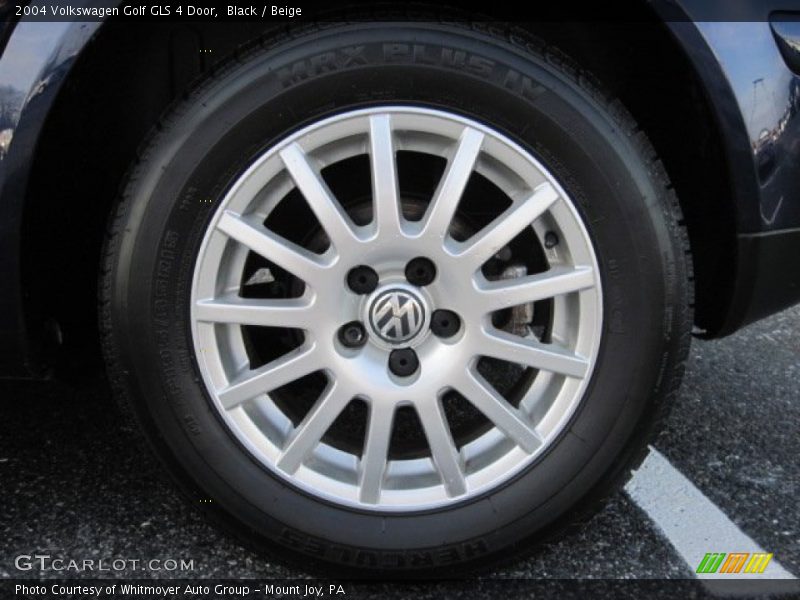 Black / Beige 2004 Volkswagen Golf GLS 4 Door