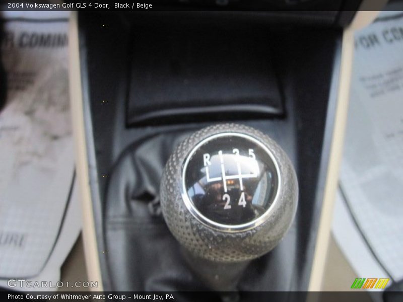 Black / Beige 2004 Volkswagen Golf GLS 4 Door