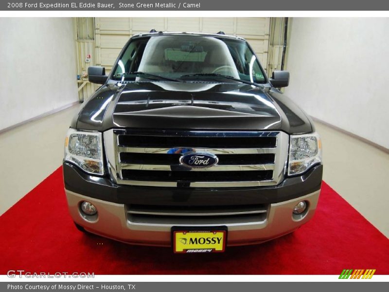 Stone Green Metallic / Camel 2008 Ford Expedition EL Eddie Bauer
