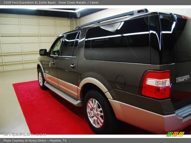 Stone Green Metallic / Camel 2008 Ford Expedition EL Eddie Bauer