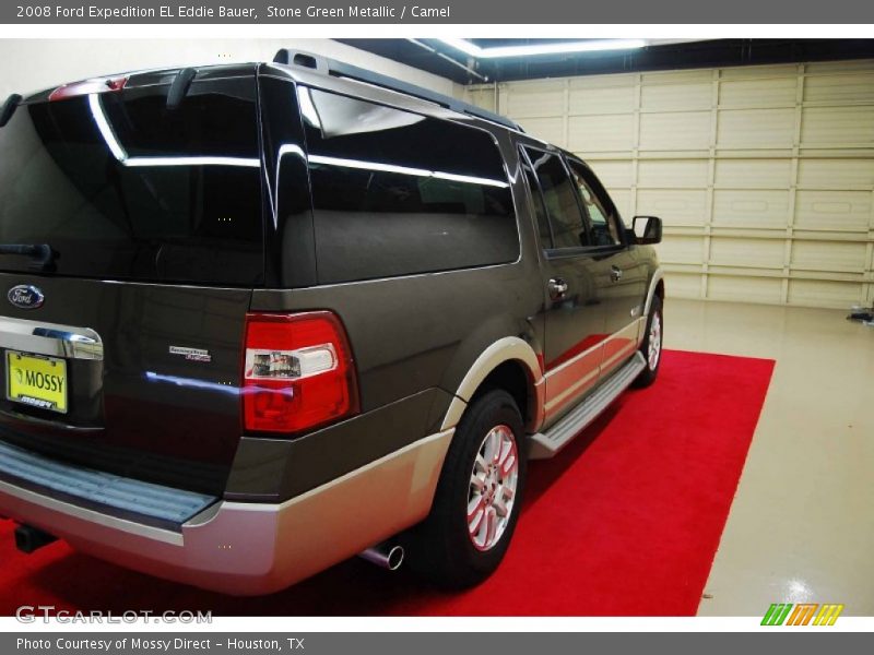 Stone Green Metallic / Camel 2008 Ford Expedition EL Eddie Bauer