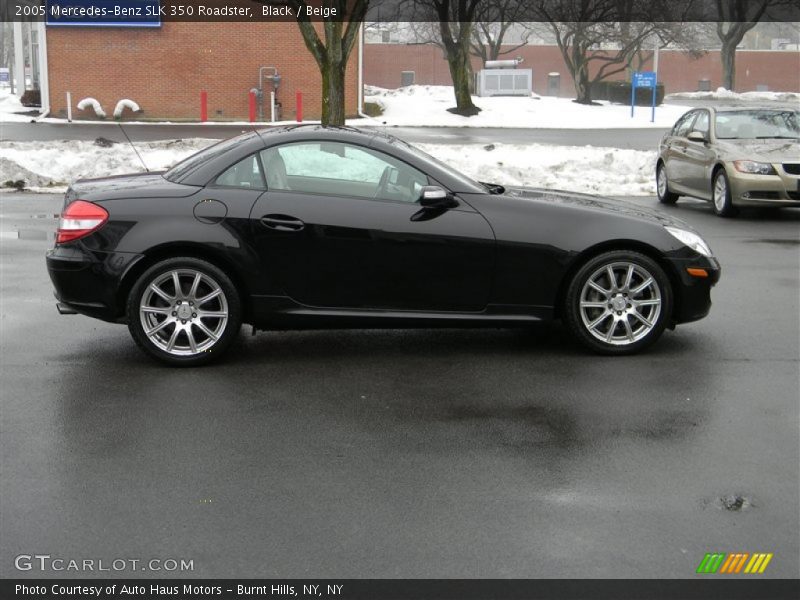Black / Beige 2005 Mercedes-Benz SLK 350 Roadster