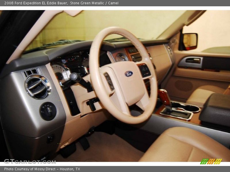 Stone Green Metallic / Camel 2008 Ford Expedition EL Eddie Bauer