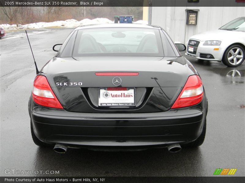 Black / Beige 2005 Mercedes-Benz SLK 350 Roadster