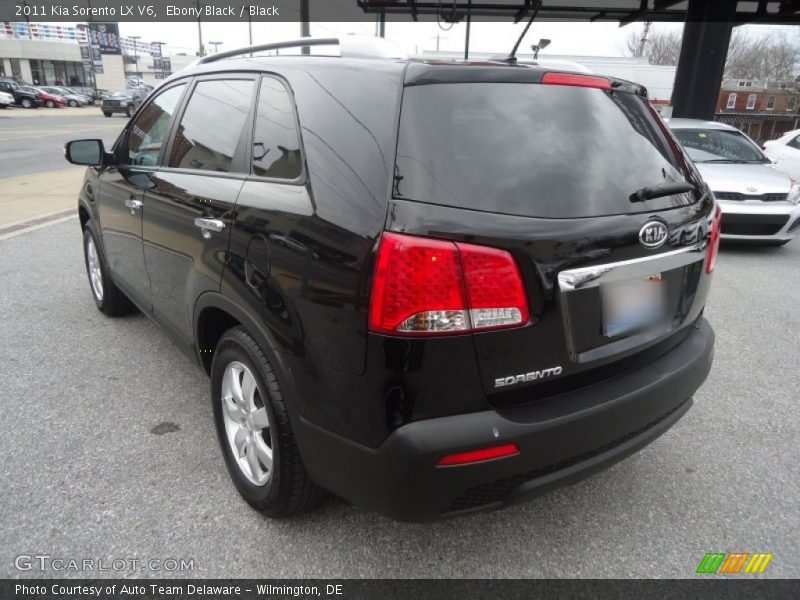 Ebony Black / Black 2011 Kia Sorento LX V6