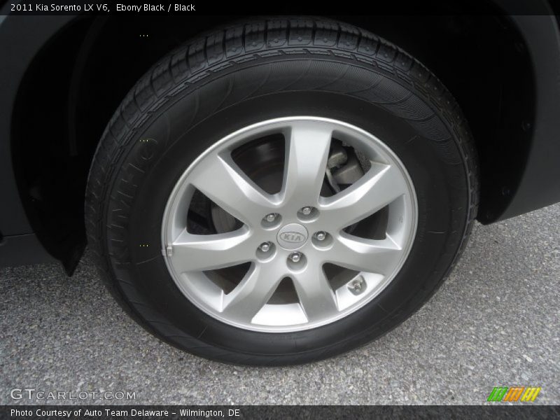 Ebony Black / Black 2011 Kia Sorento LX V6