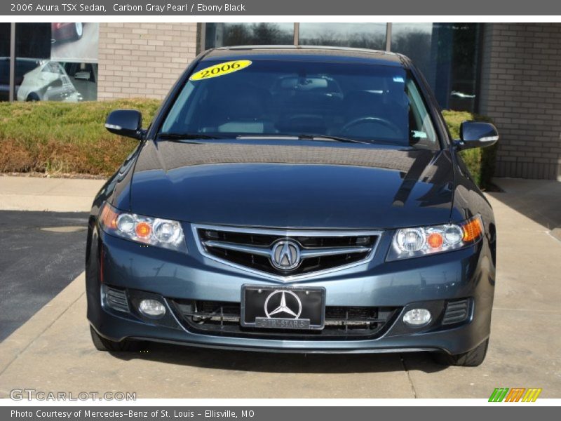 Carbon Gray Pearl / Ebony Black 2006 Acura TSX Sedan