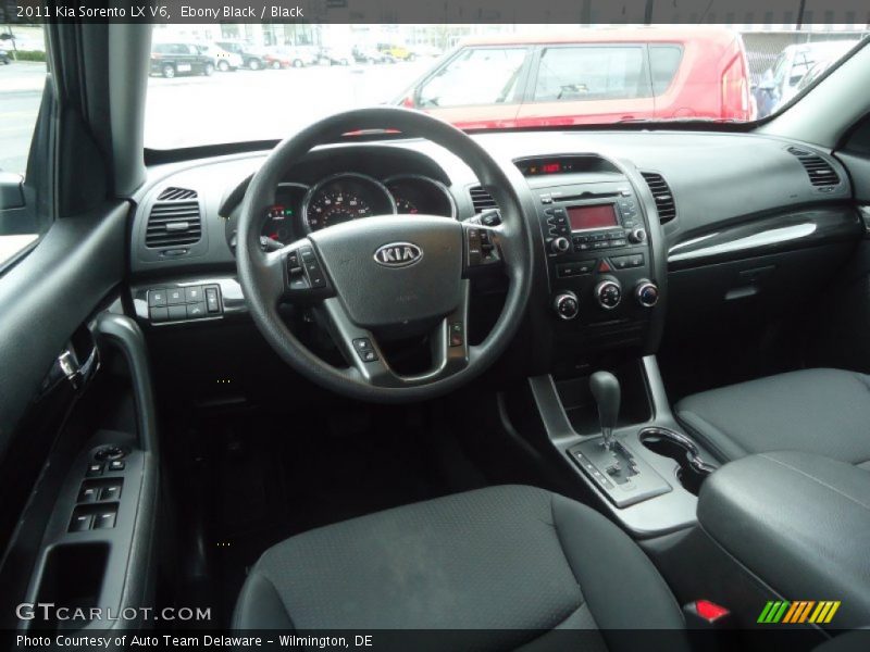 Ebony Black / Black 2011 Kia Sorento LX V6