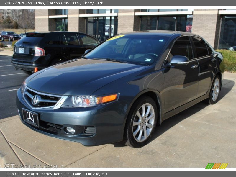 Carbon Gray Pearl / Ebony Black 2006 Acura TSX Sedan