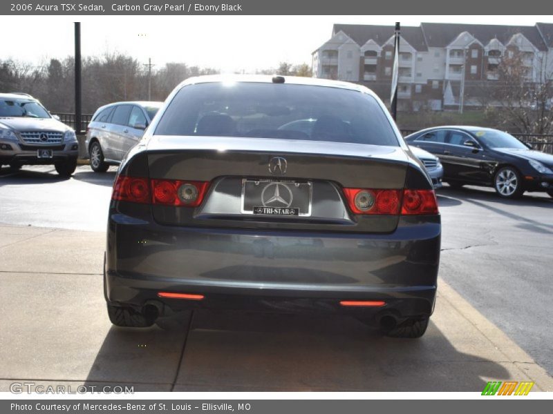 Carbon Gray Pearl / Ebony Black 2006 Acura TSX Sedan