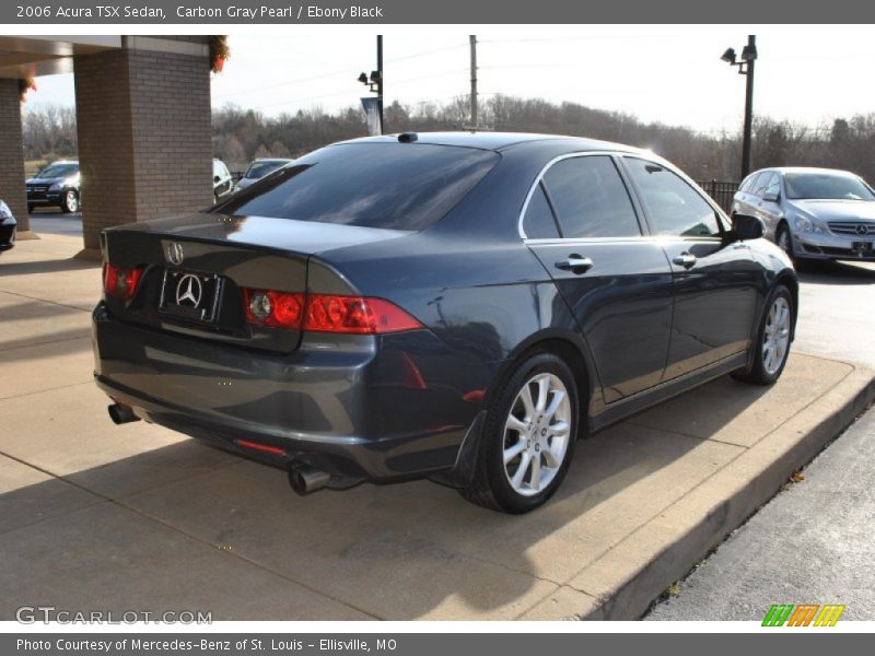 Carbon Gray Pearl / Ebony Black 2006 Acura TSX Sedan