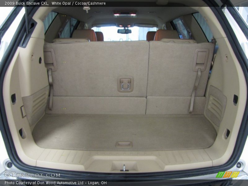 White Opal / Cocoa/Cashmere 2009 Buick Enclave CXL