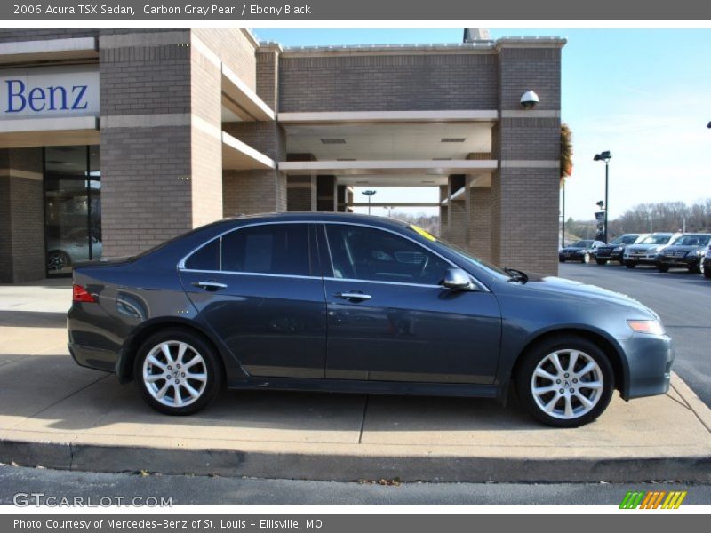 Carbon Gray Pearl / Ebony Black 2006 Acura TSX Sedan