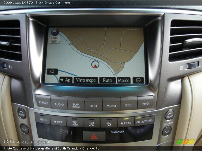 Black Onyx / Cashmere 2009 Lexus LX 570