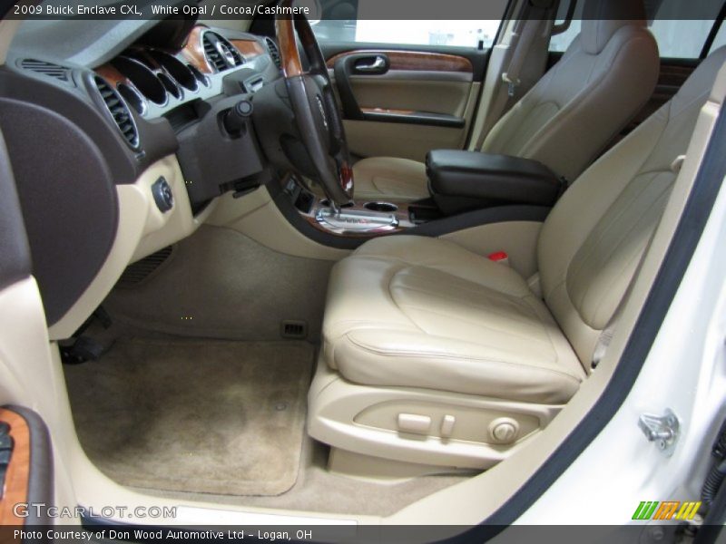 White Opal / Cocoa/Cashmere 2009 Buick Enclave CXL