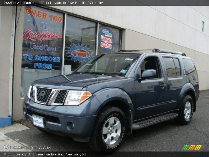 Majestic Blue Metallic / Graphite 2006 Nissan Pathfinder SE 4x4