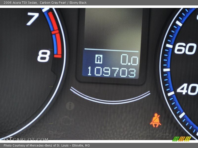 Carbon Gray Pearl / Ebony Black 2006 Acura TSX Sedan
