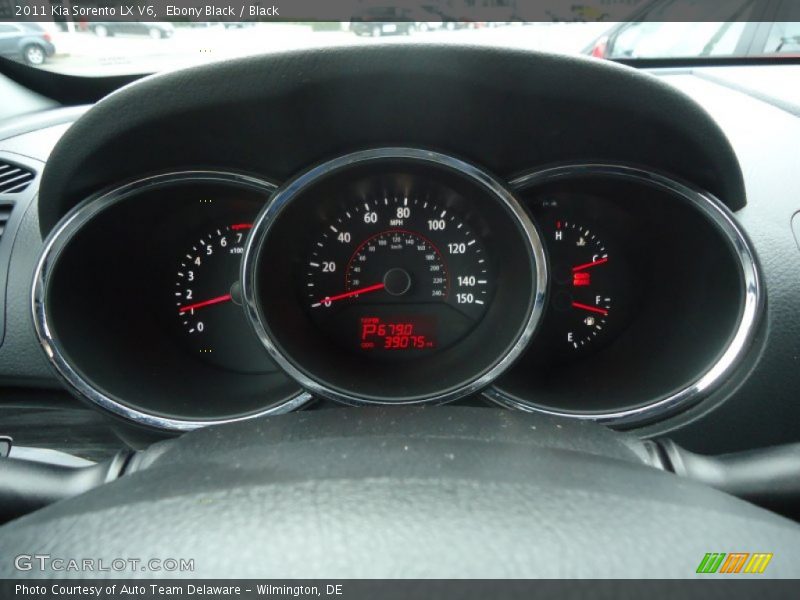 Ebony Black / Black 2011 Kia Sorento LX V6