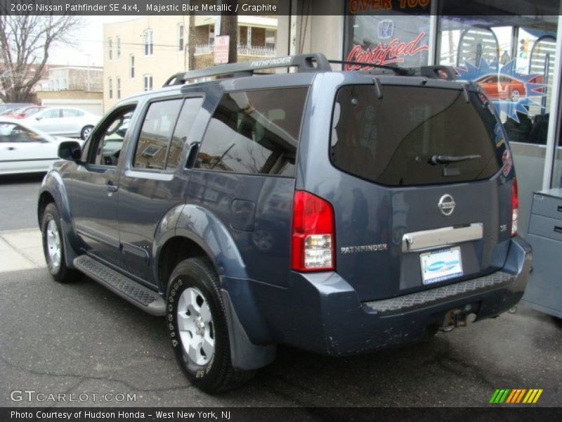 Majestic Blue Metallic / Graphite 2006 Nissan Pathfinder SE 4x4
