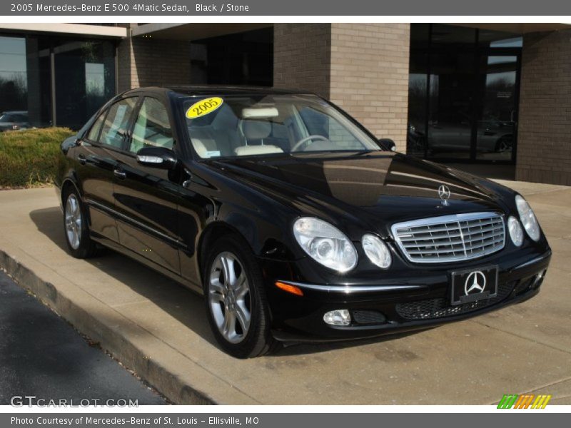 Black / Stone 2005 Mercedes-Benz E 500 4Matic Sedan