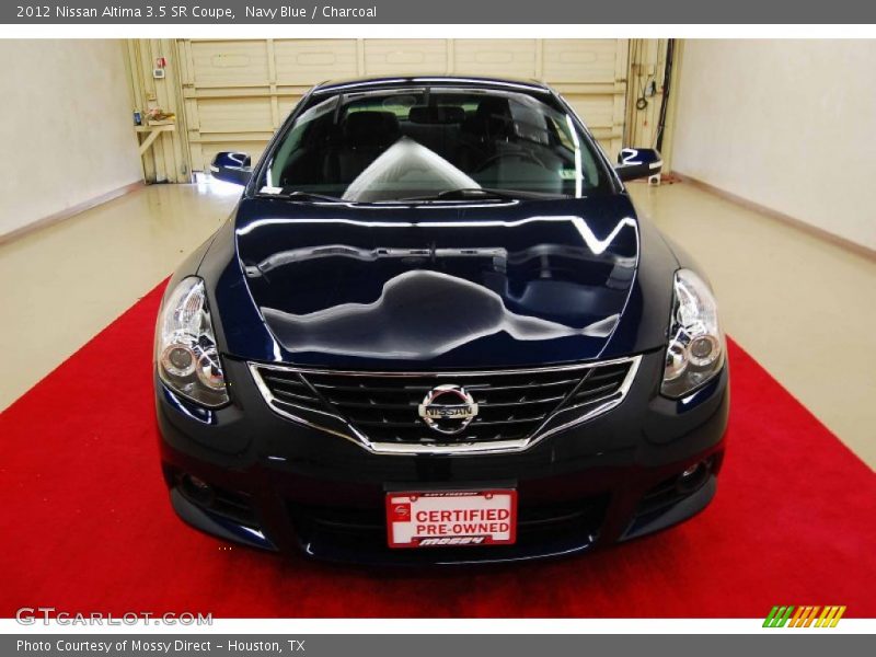 Navy Blue / Charcoal 2012 Nissan Altima 3.5 SR Coupe