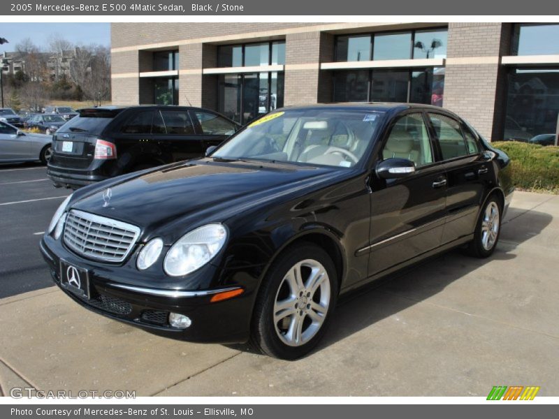 Black / Stone 2005 Mercedes-Benz E 500 4Matic Sedan