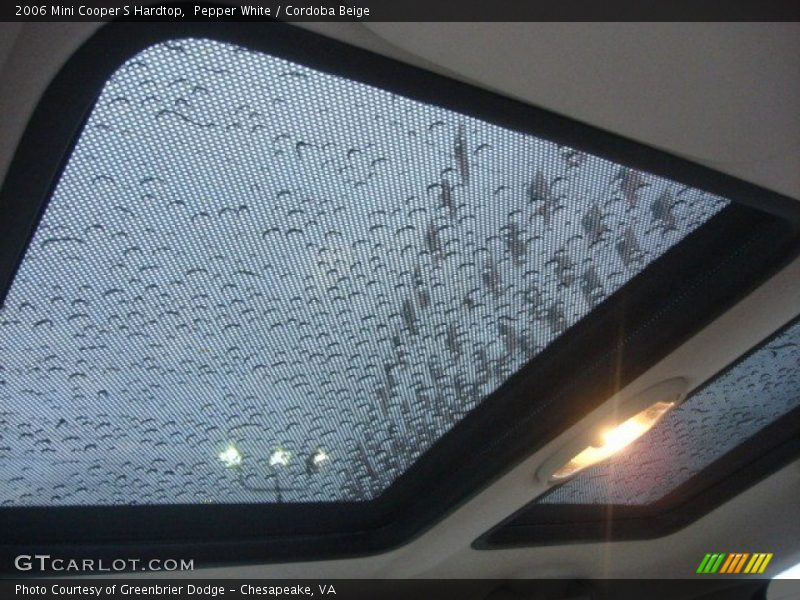 Pepper White / Cordoba Beige 2006 Mini Cooper S Hardtop