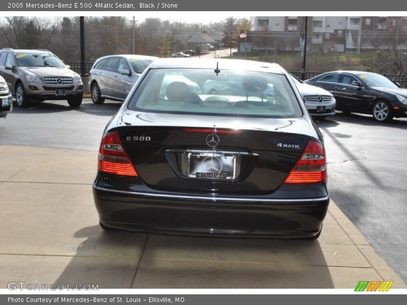 Black / Stone 2005 Mercedes-Benz E 500 4Matic Sedan