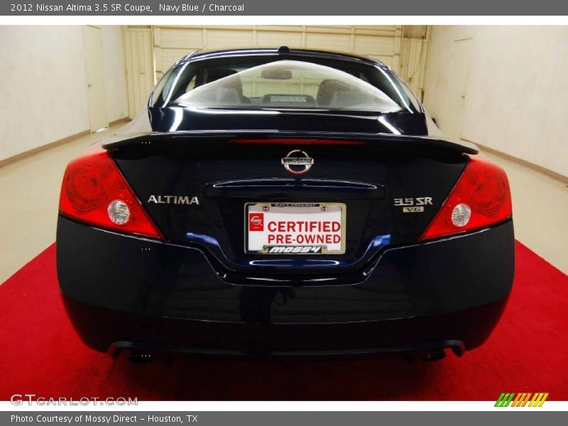 Navy Blue / Charcoal 2012 Nissan Altima 3.5 SR Coupe