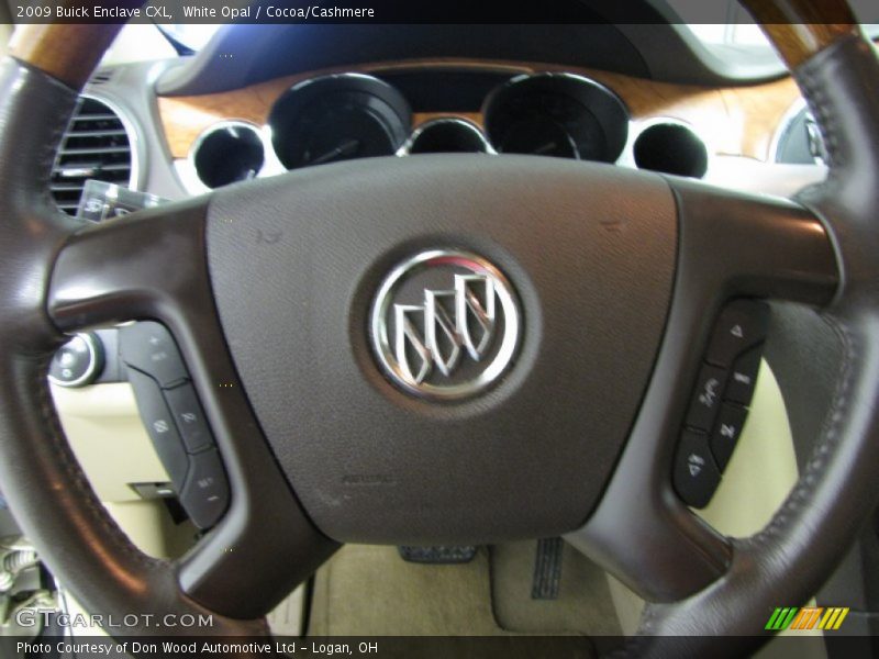 White Opal / Cocoa/Cashmere 2009 Buick Enclave CXL