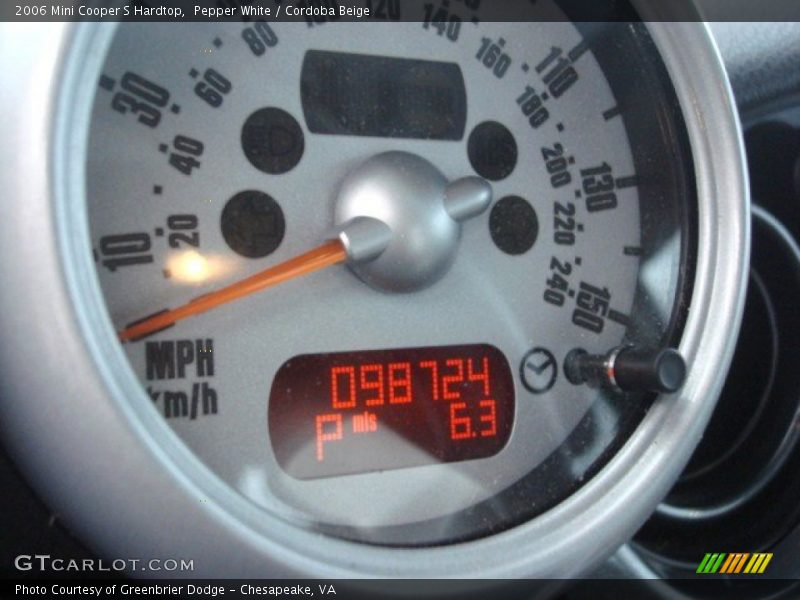 Pepper White / Cordoba Beige 2006 Mini Cooper S Hardtop
