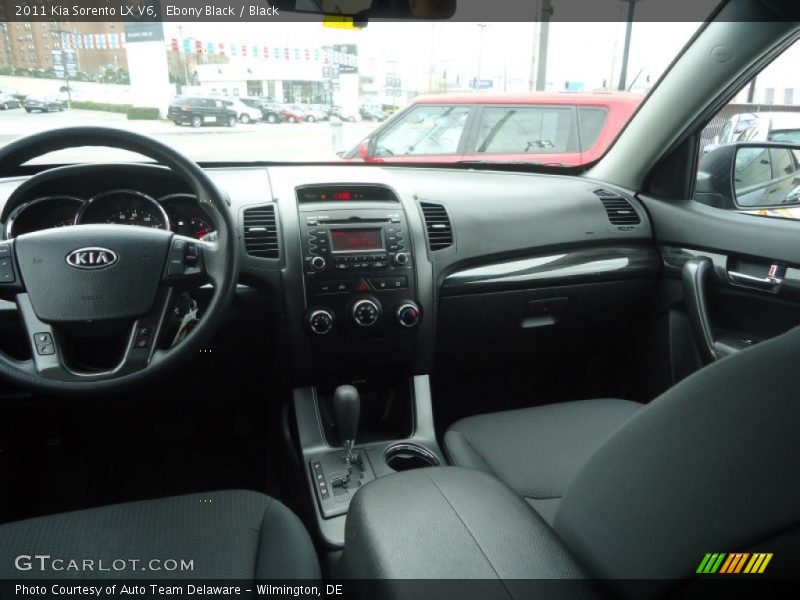 Ebony Black / Black 2011 Kia Sorento LX V6
