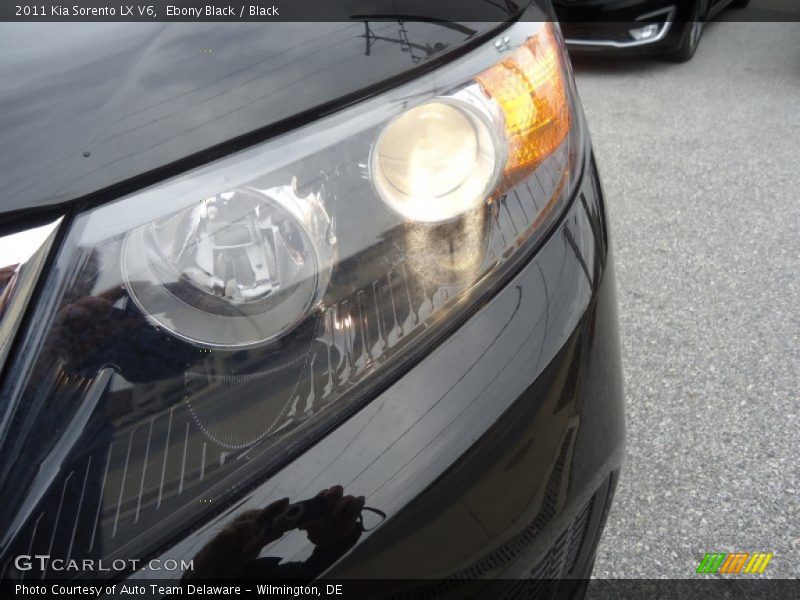 Ebony Black / Black 2011 Kia Sorento LX V6