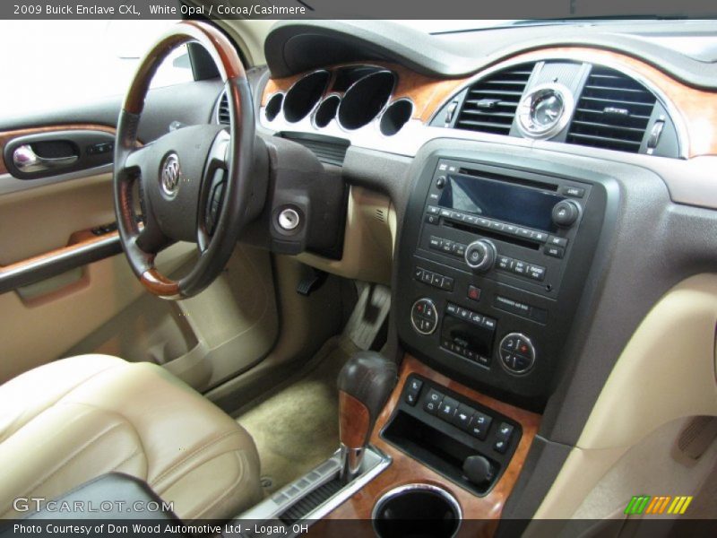 White Opal / Cocoa/Cashmere 2009 Buick Enclave CXL