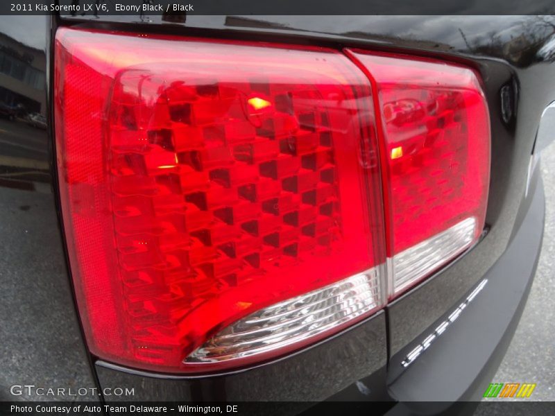 Ebony Black / Black 2011 Kia Sorento LX V6