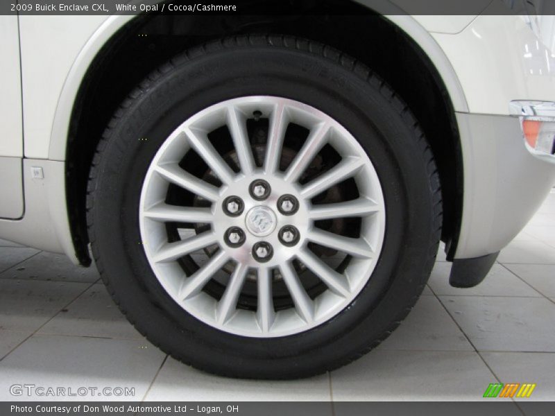 White Opal / Cocoa/Cashmere 2009 Buick Enclave CXL