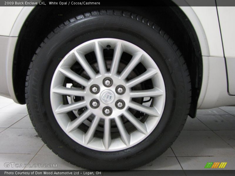 White Opal / Cocoa/Cashmere 2009 Buick Enclave CXL
