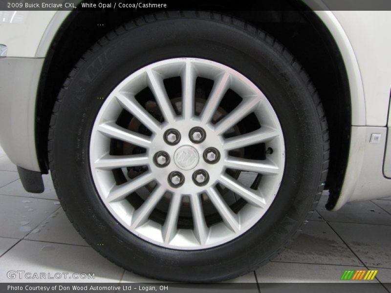 White Opal / Cocoa/Cashmere 2009 Buick Enclave CXL