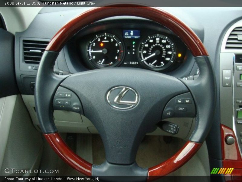 Tungsten Metallic / Light Gray 2008 Lexus ES 350