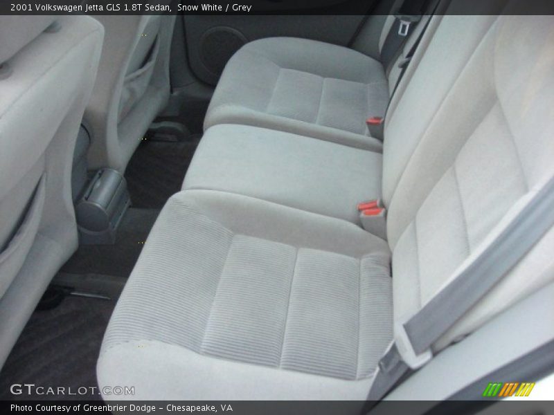 Snow White / Grey 2001 Volkswagen Jetta GLS 1.8T Sedan
