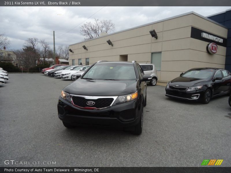 Ebony Black / Black 2011 Kia Sorento LX V6