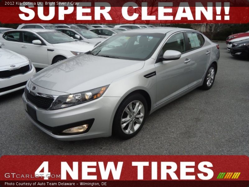 Bright Silver / Gray 2012 Kia Optima LX