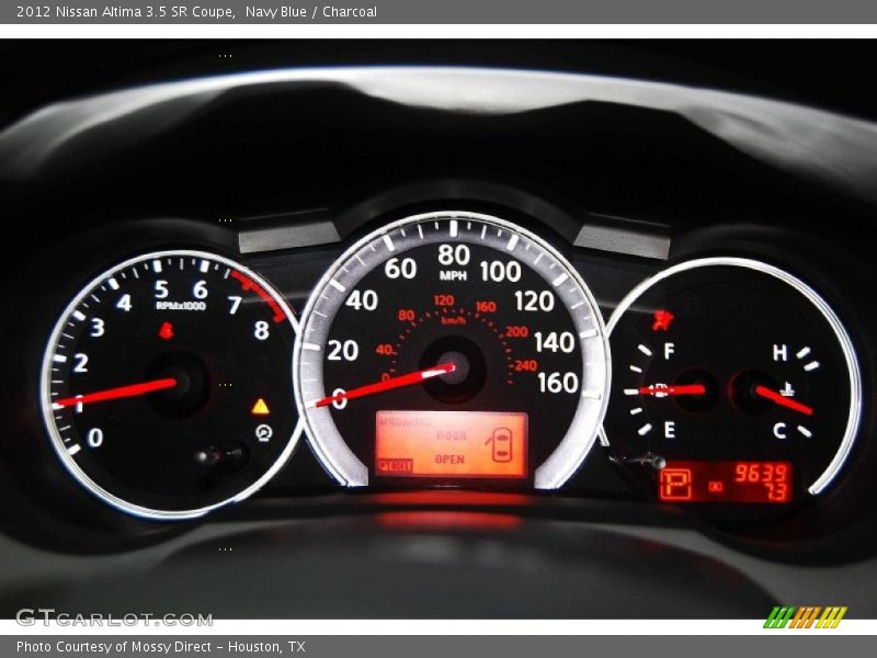Navy Blue / Charcoal 2012 Nissan Altima 3.5 SR Coupe