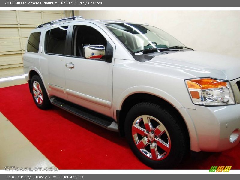 Brilliant Silver / Charcoal 2012 Nissan Armada Platinum