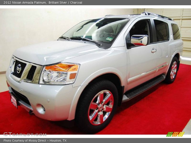 Brilliant Silver / Charcoal 2012 Nissan Armada Platinum