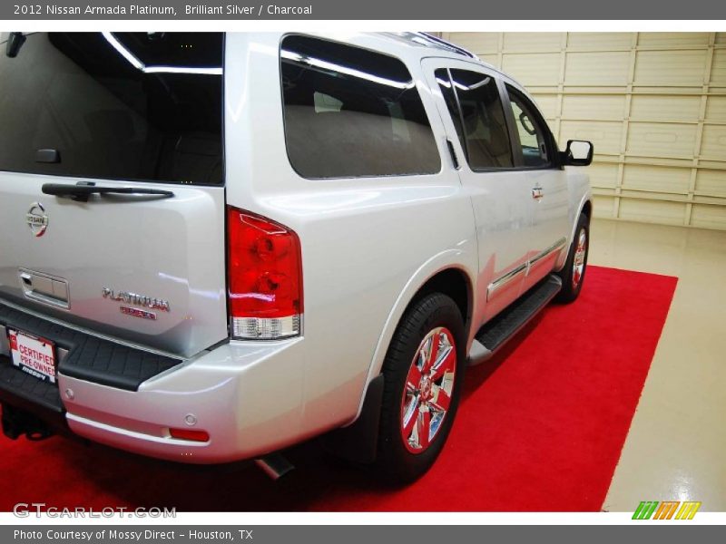 Brilliant Silver / Charcoal 2012 Nissan Armada Platinum