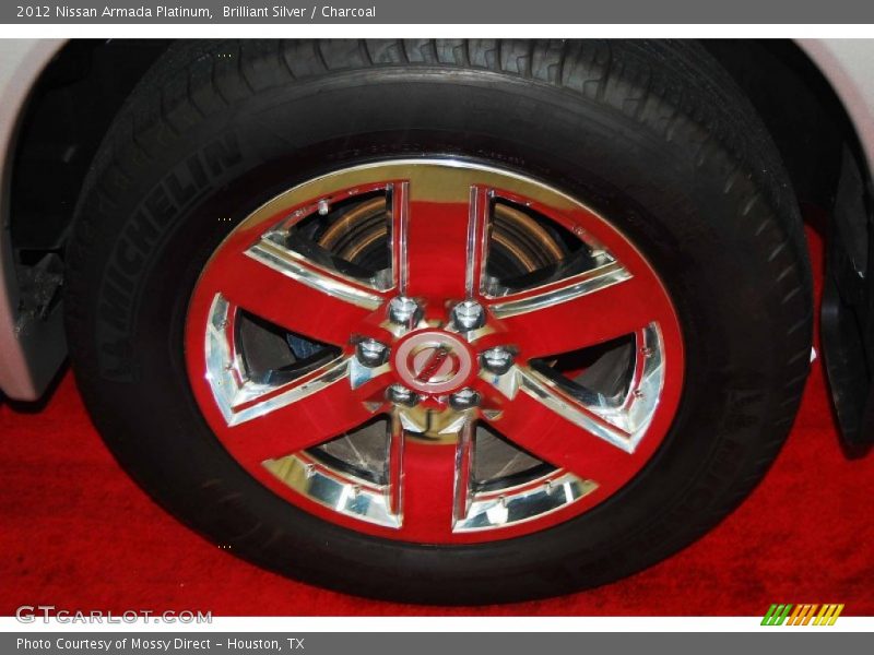 Brilliant Silver / Charcoal 2012 Nissan Armada Platinum