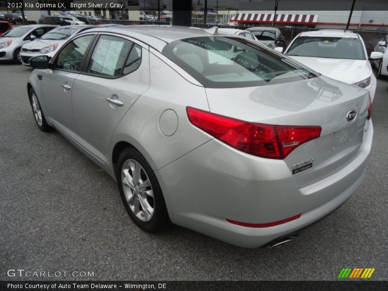 Bright Silver / Gray 2012 Kia Optima LX