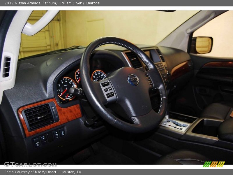 Brilliant Silver / Charcoal 2012 Nissan Armada Platinum
